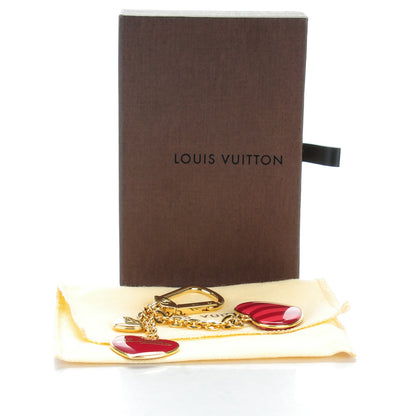 Louis Vuitton Rayures Coeur Bag Charm Key Holder Pomme D'Amour 4 of 4