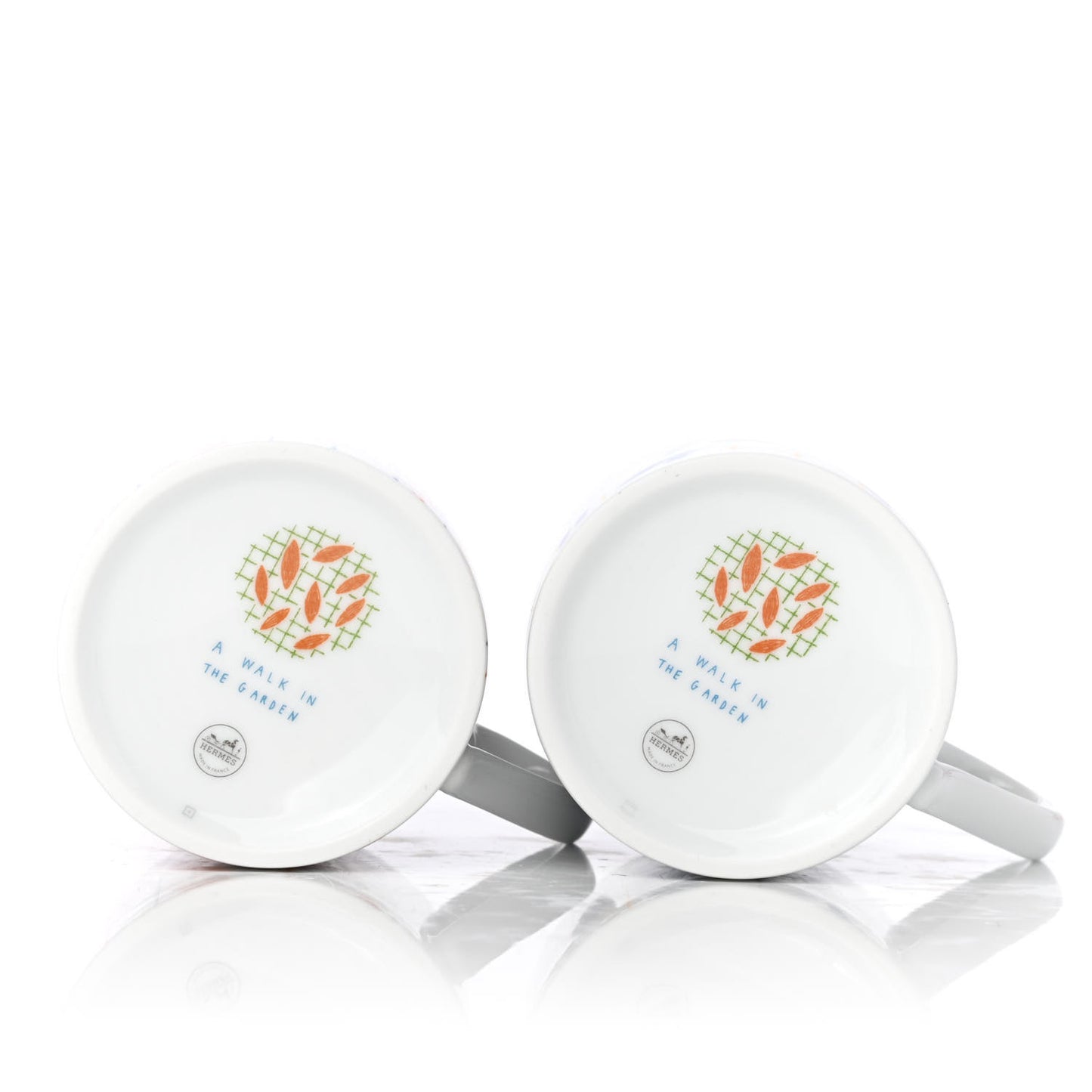 Porcelain A Walk In The Garden Mug Set of 2
