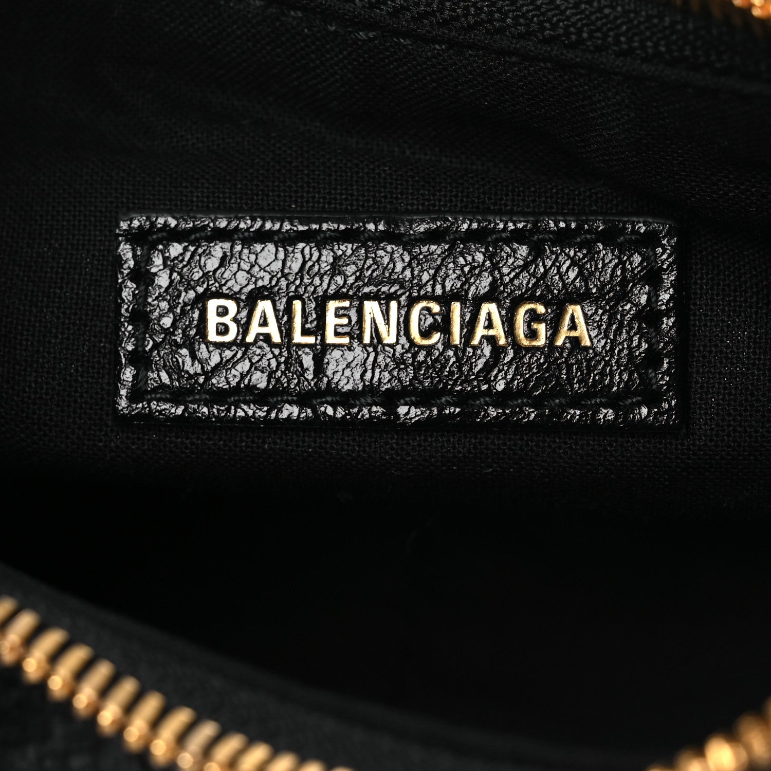 Balenciaga Agneau Arena Le Cagole Shoulder Bag XS Black 7 of 11