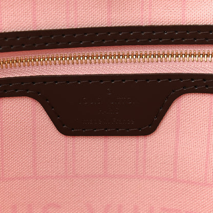 Louis Vuitton Damier Ebene Neo Neverfull MM Rose Ballerine 6 of 9