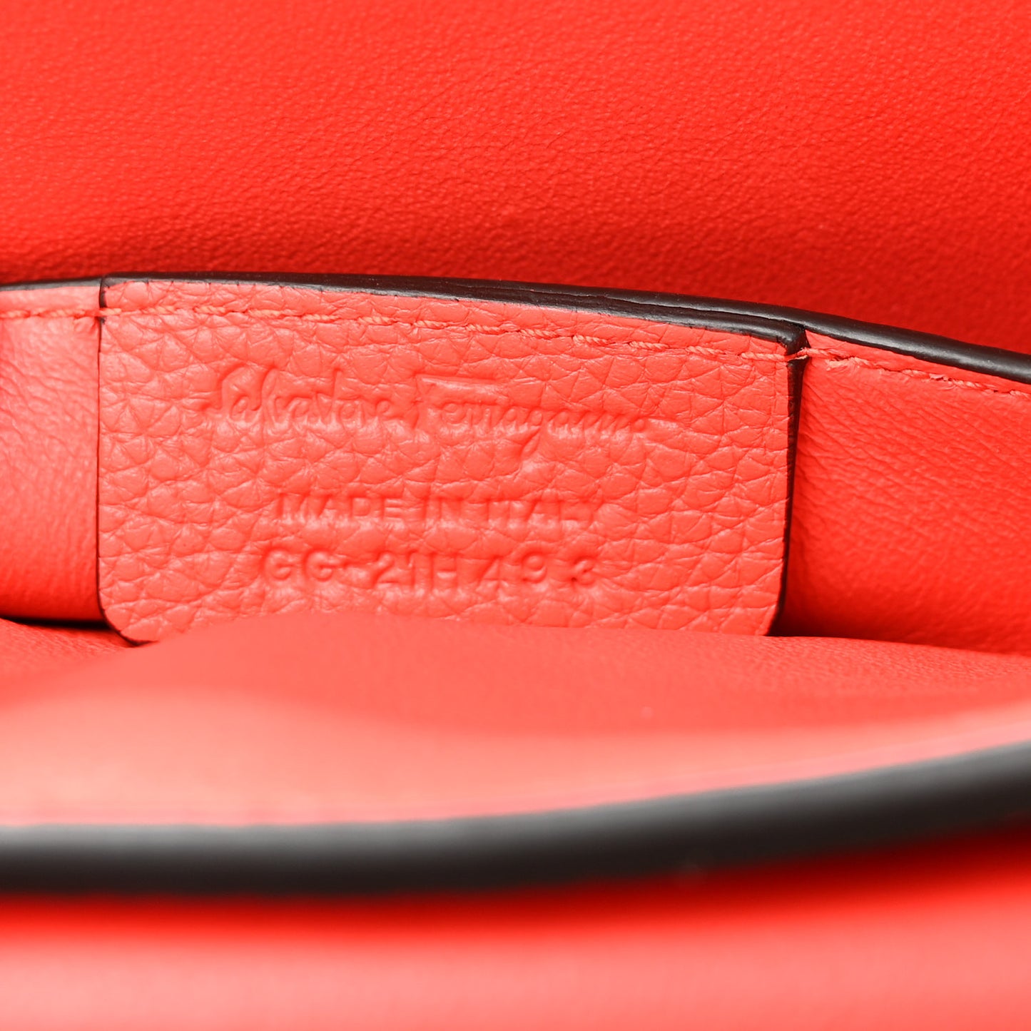 Calfskin Small Margot Top Handle Satchel Candy Apple Red