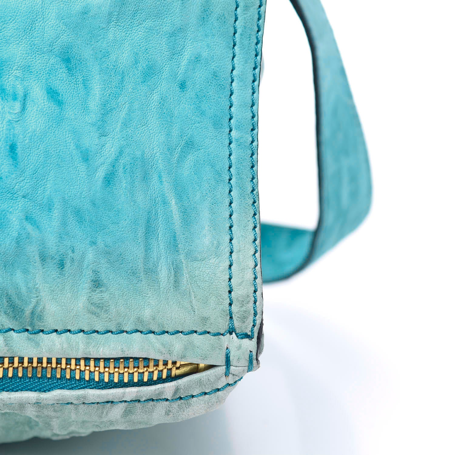 Givenchy Tumbled Sheepskin Large Pandora Sky Blue 13 of 13