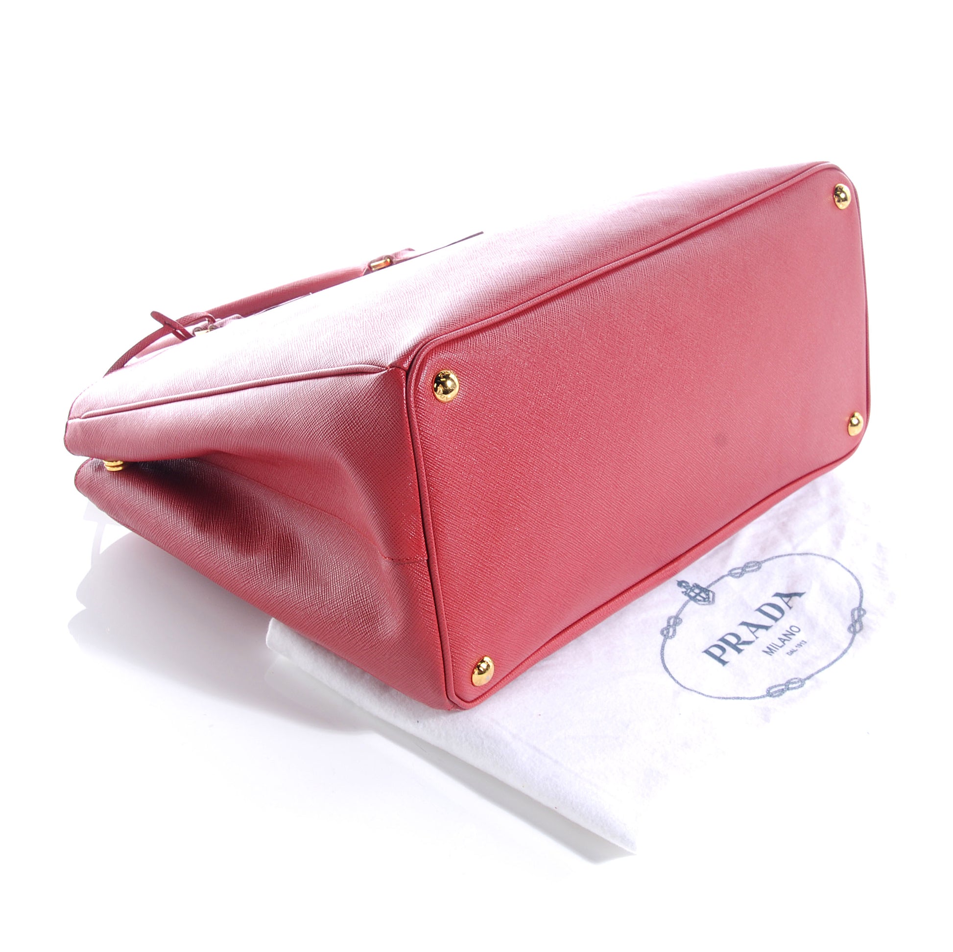 Prada Saffiano Lux Tote Red 4 of 10