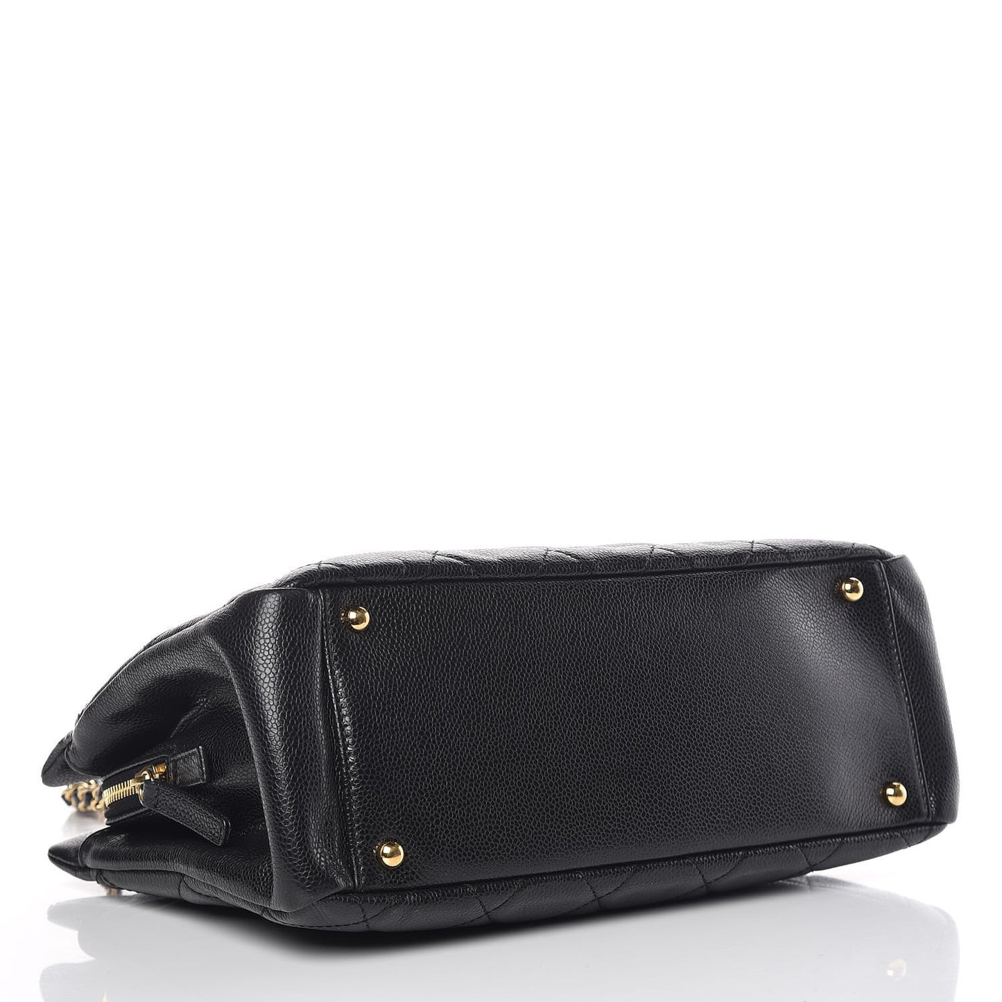 Caviar Quilted CC Timeless Soft Tote Black