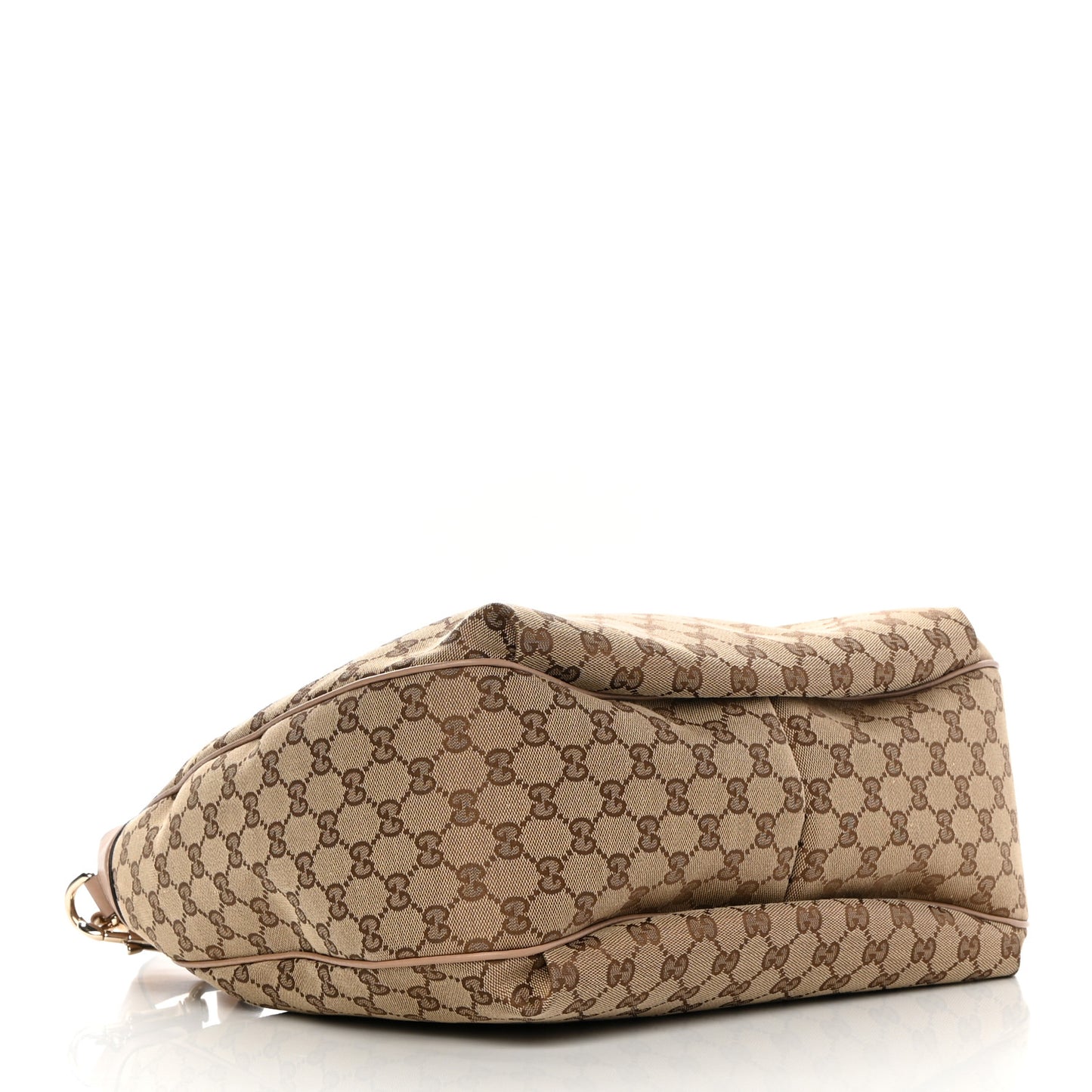 Monogram Web Medium Dressage Hobo Beige
