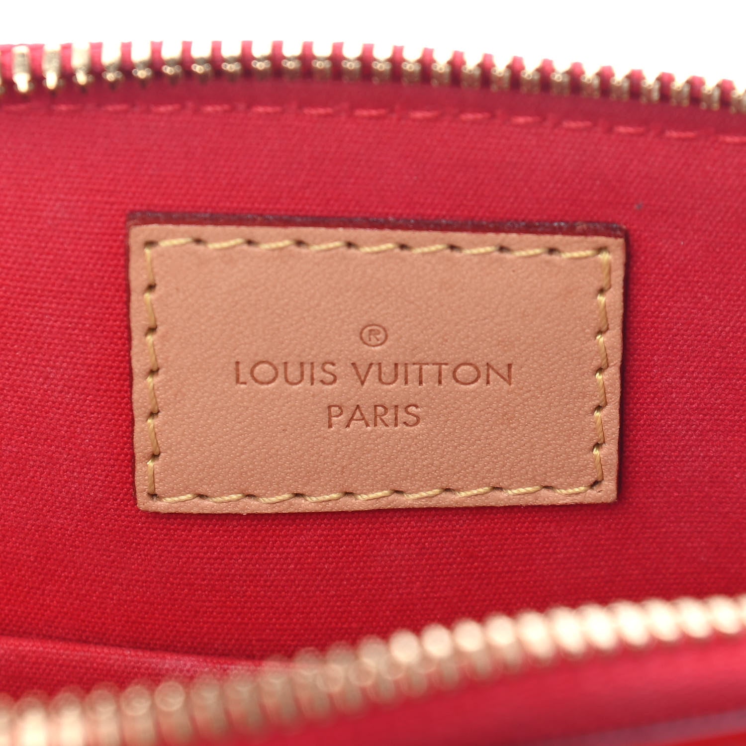Louis Vuitton Vernis Alma BB Cherry 6 of 8