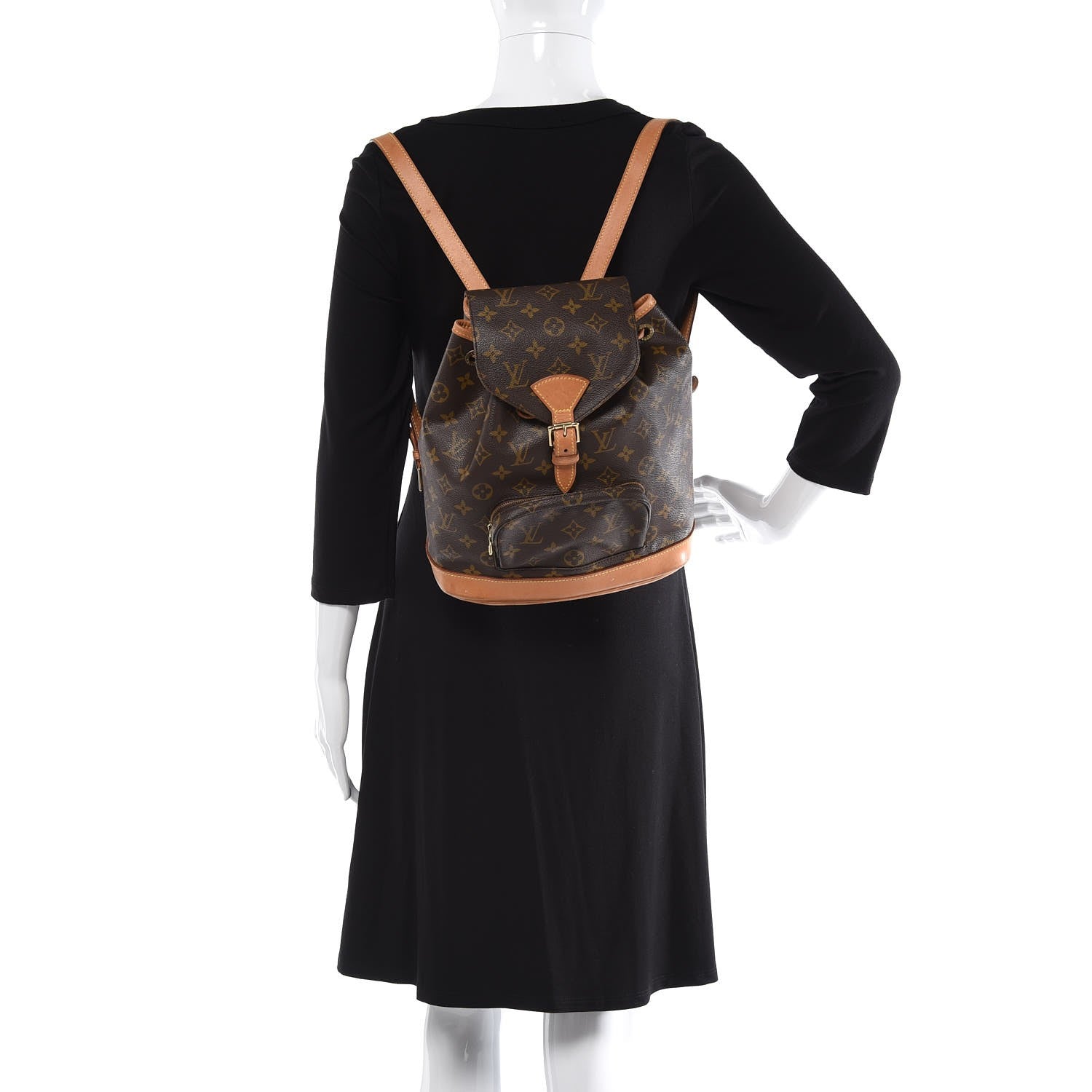 Louis Vuitton Monogram Montsouris MM Backpack 2 of 8