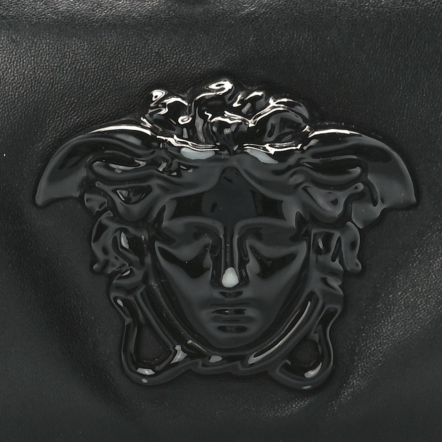 Versace Nappa Palazzo Sultan Shoulder Bag Black 17 of 20