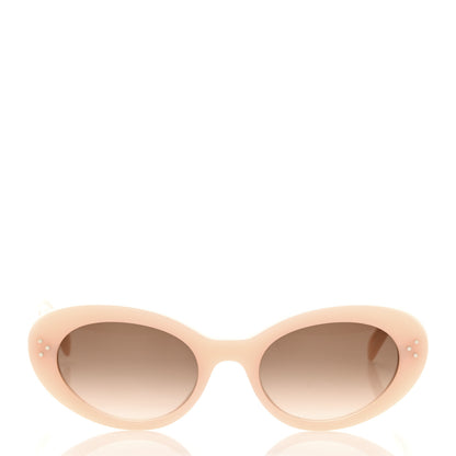 Celine Acetate Cat Eye Sunglasses CL401931 Milky Pastel Rose Brown 2 of 6