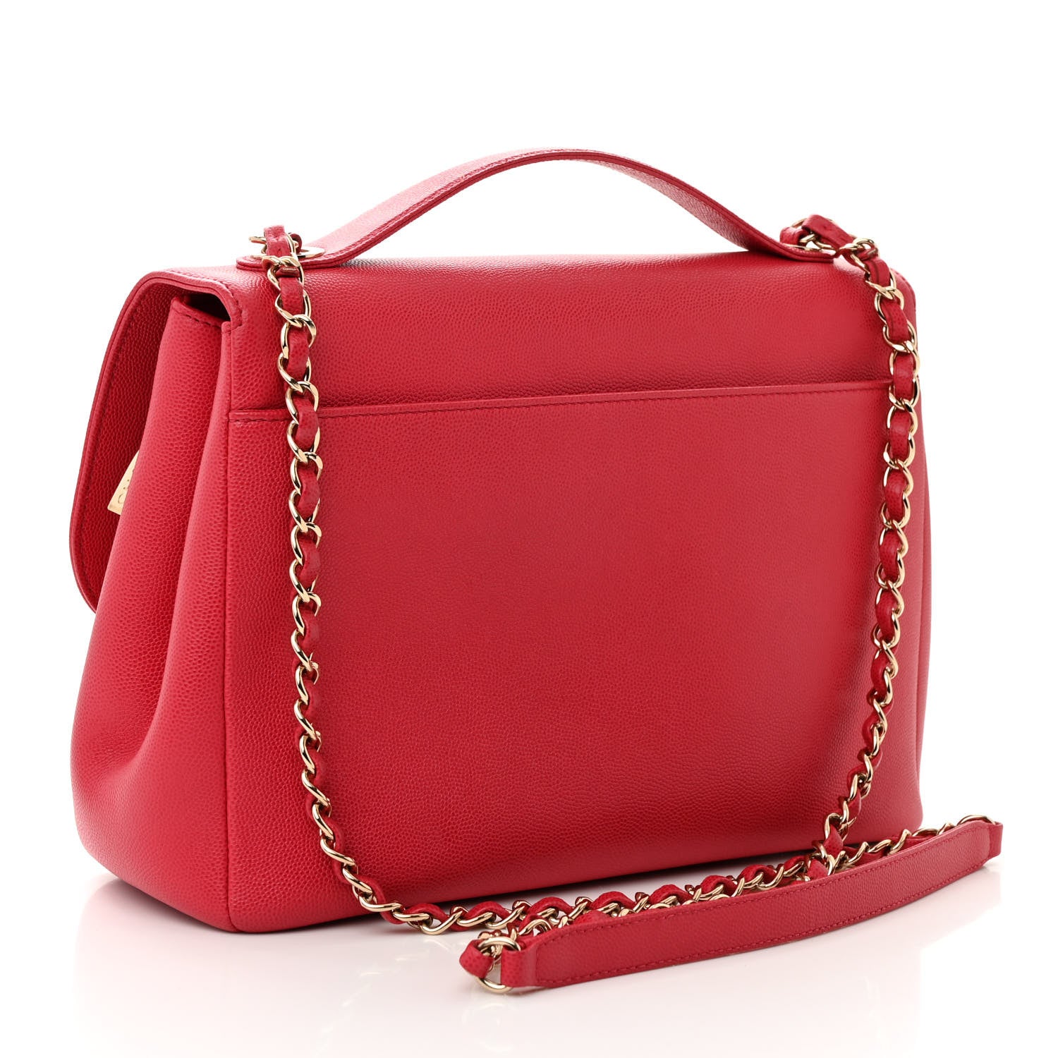 Chanel Caviar Quilted Large Business Affinity Flap Red 3 of 10