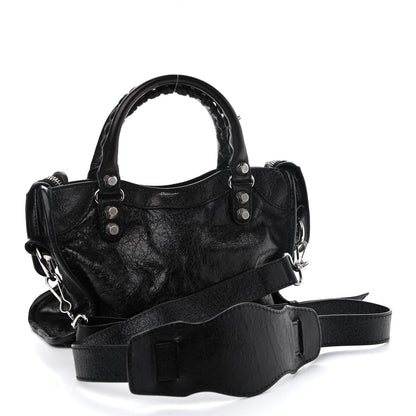 Balenciaga Agneau Giant 12 Silver Hardware Mini City Black 2 of 12