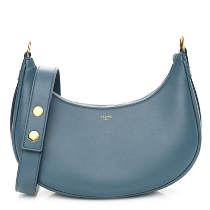 Celine Smooth Calfskin Medium Strap Ava Shoulder Bag Denim 1 of 10