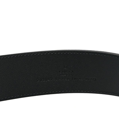 Gucci GG Supreme Monogram Textured Dollar Calfskin Blondie 40mm Belt 110 44 Black 3 of 4