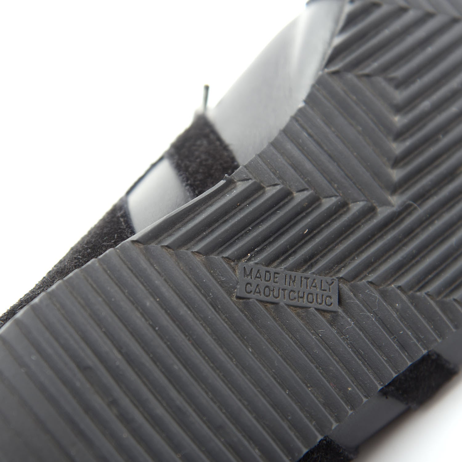 Hermes Calfskin Suede Goatskin Mens Tie Break Sneakers 38 Black 9 of 10