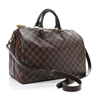 Louis Vuitton Damier Ebene Speedy Bandouliere 35 3 of 11