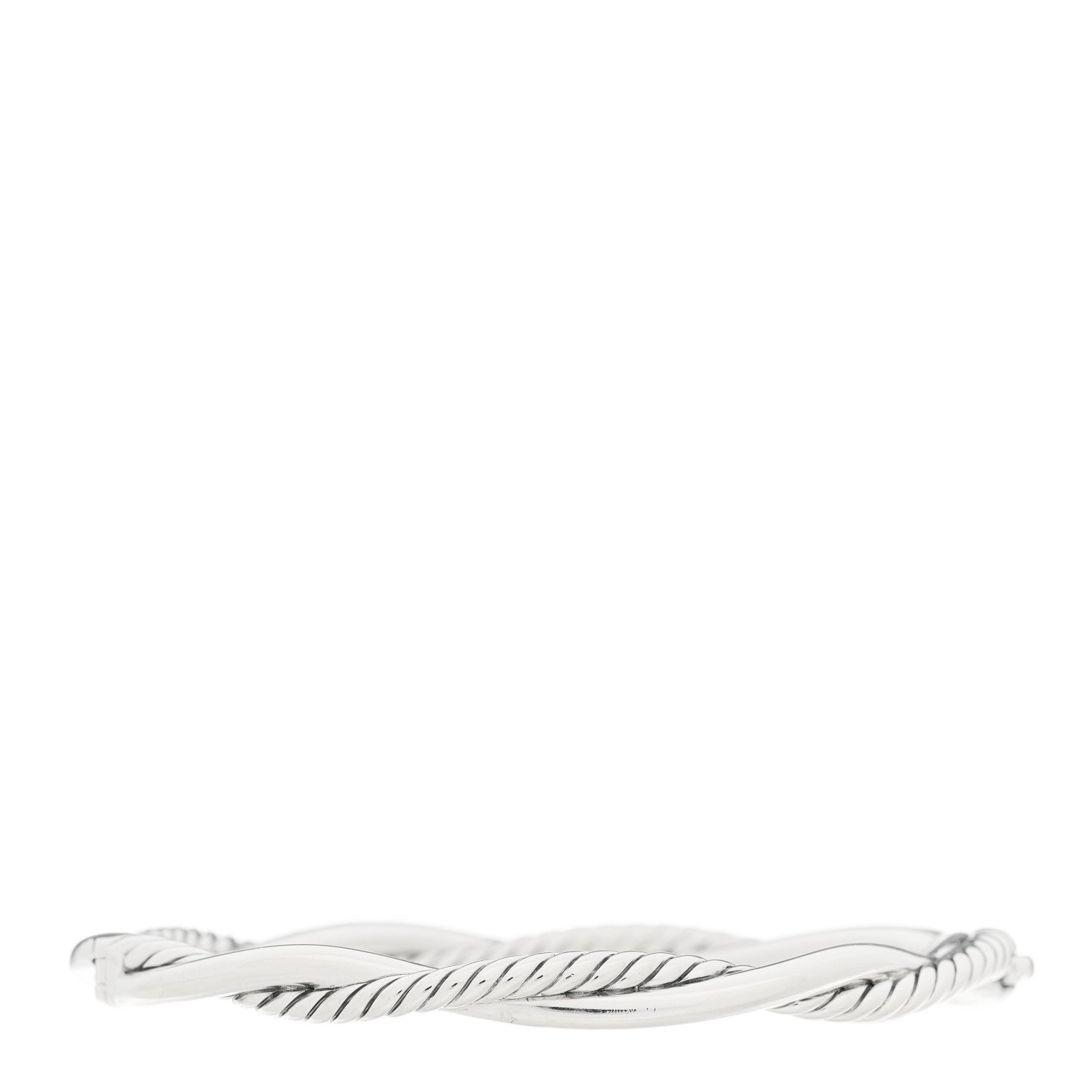 David Yurman Sterling Silver Diamond Infinity Bracelet 2 of 4