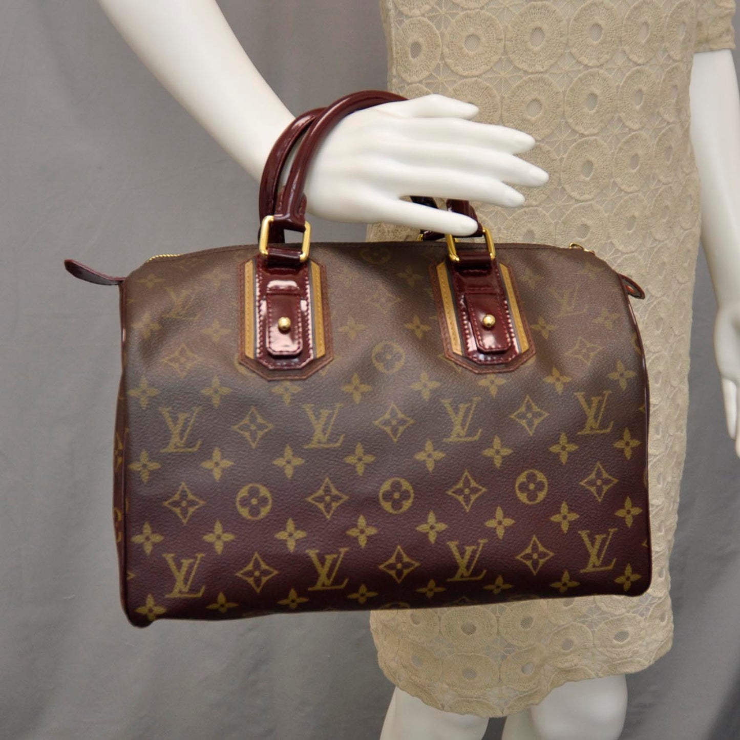 Monogram Mirage Speedy 30 Bordeaux