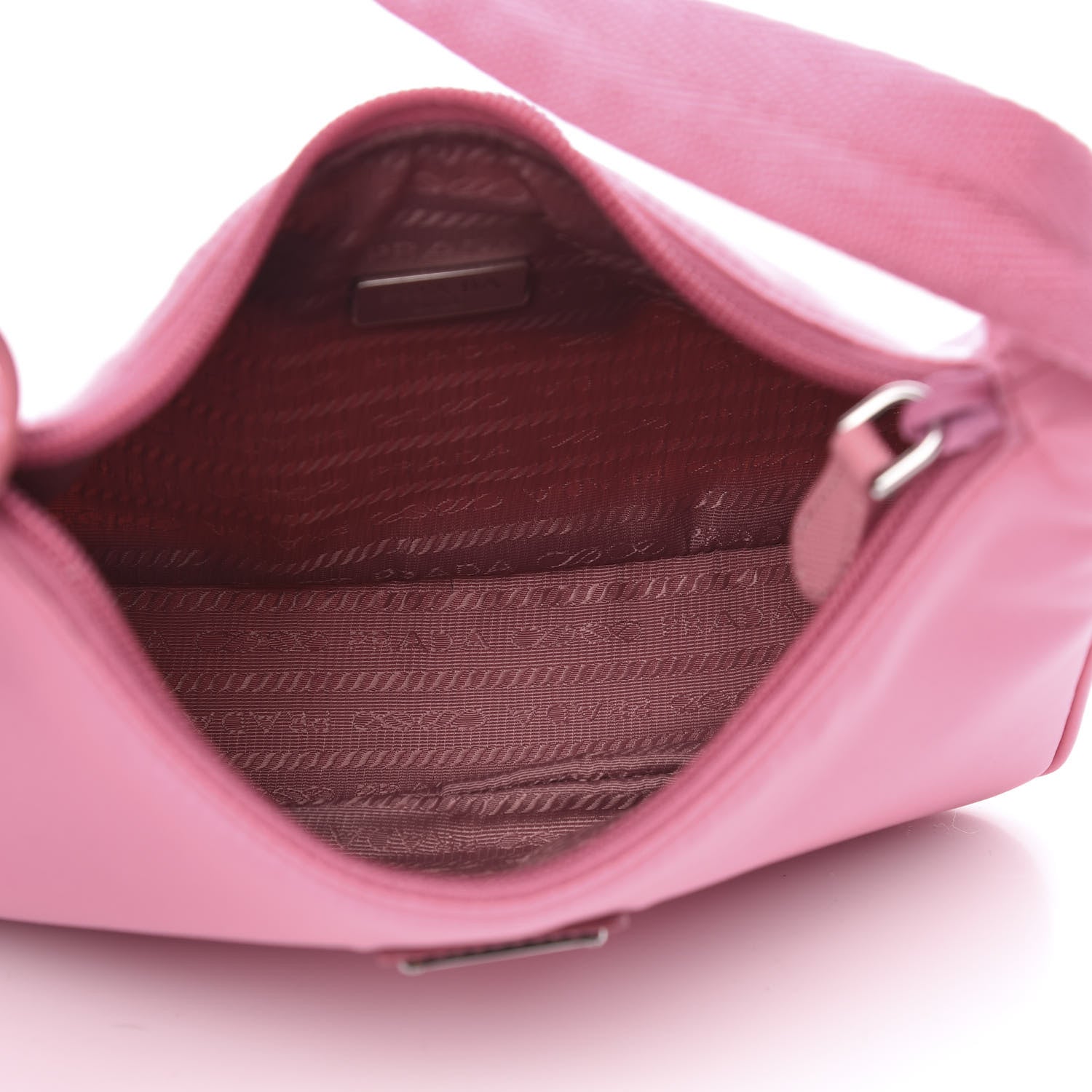 Prada Tessuto Nylon Mini Re-Edition 2000 Bag Begonia 5 of 9