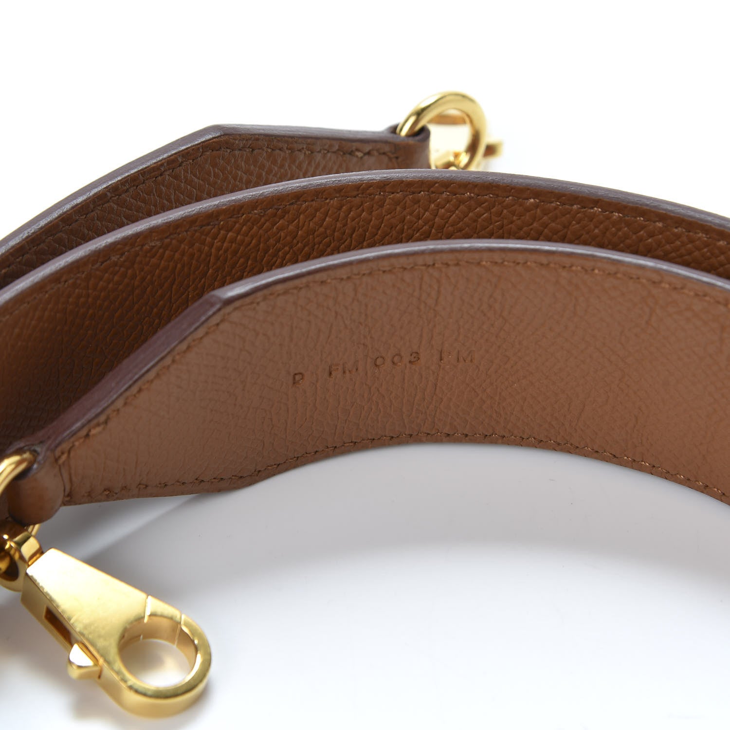 Hermes Epsom 40mm Hexagon Tressage Shoulder Strap Gold 4 of 4