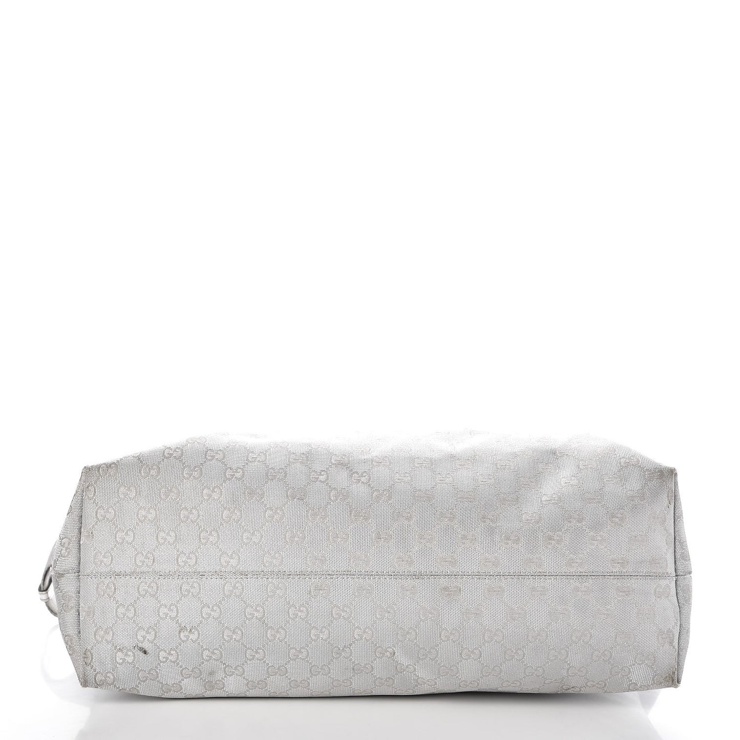 Metallic Monogram Travel Bag Silver