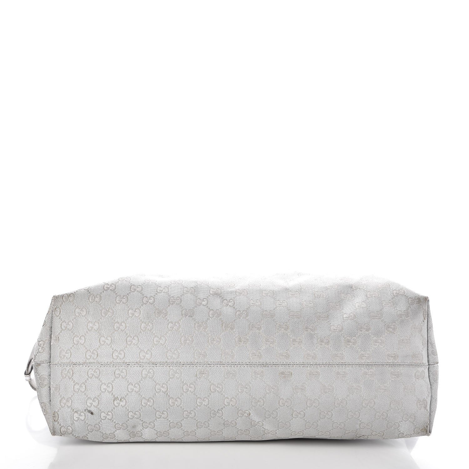 Gucci Metallic Monogram Travel Bag Silver 17 of 19