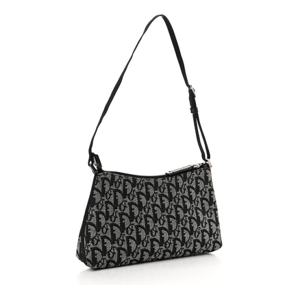 Christian Dior Monogram Shoulder Bag Pochette Blue 3 of 10