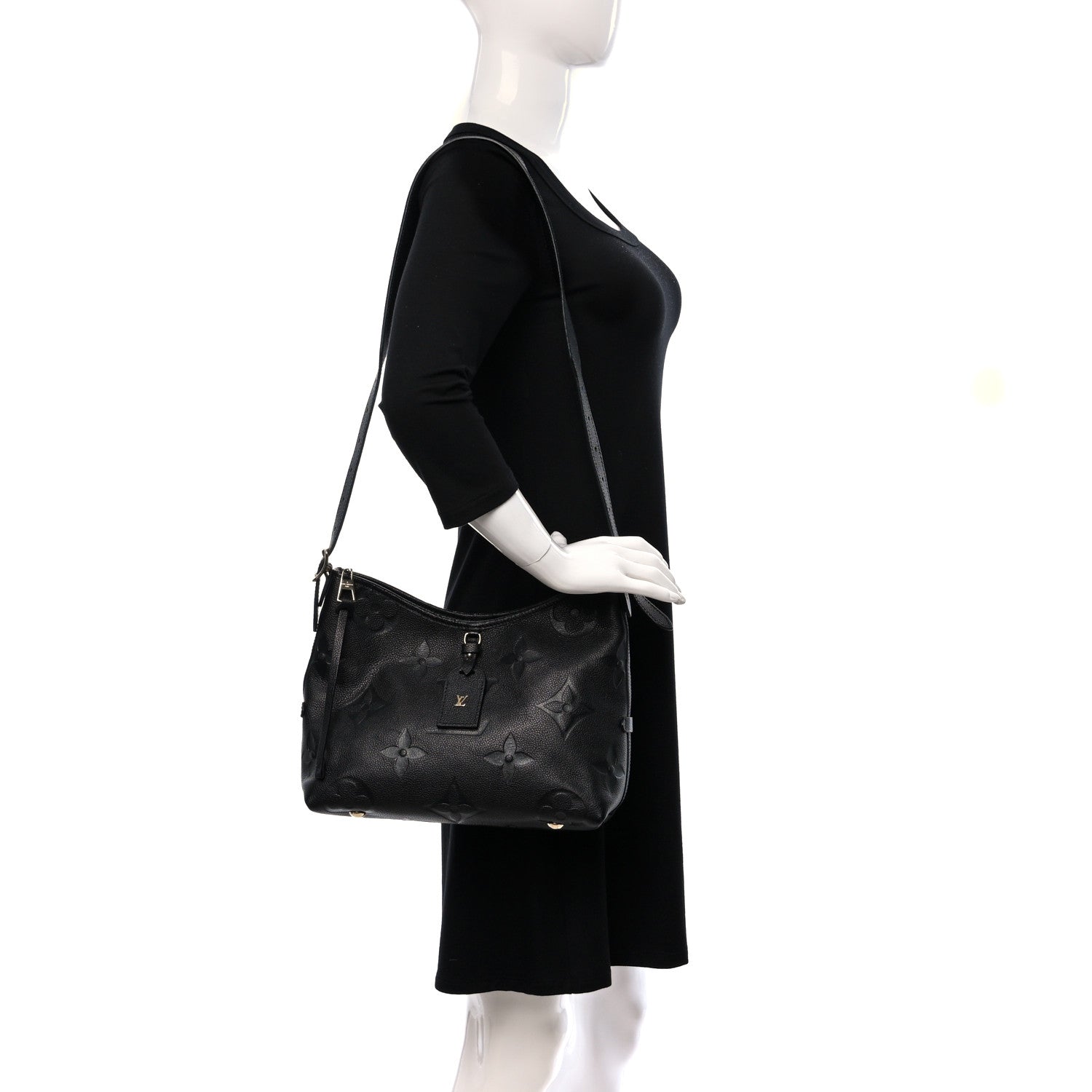 Louis Vuitton Empreinte Carryall PM Black 3 of 8