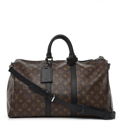 Louis Vuitton Monogram Macassar Keepall Bandouliere 45 1 of 8