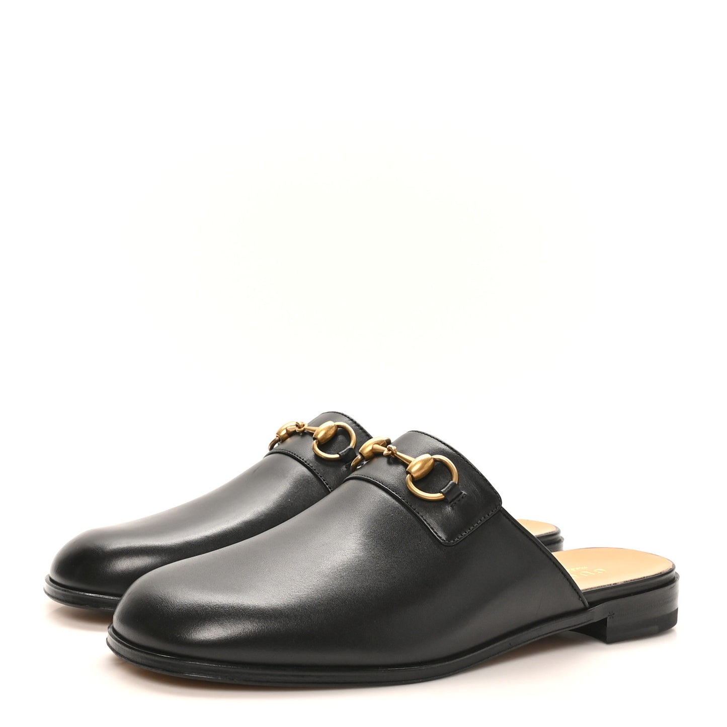 Jakarta Calfskin Mens Horsebit Slippers 10 Black