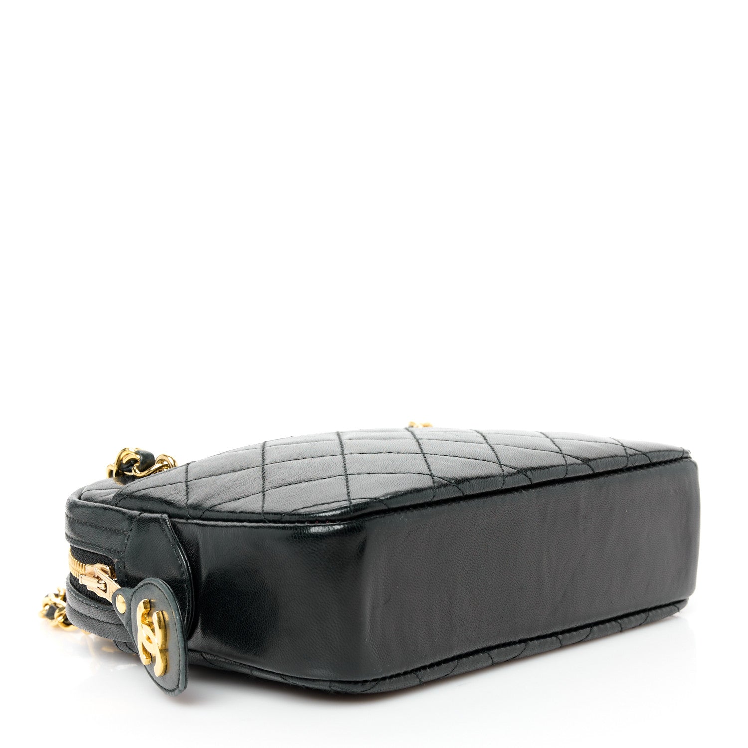 Chanel Lambskin Quilted Camera Case Black 4 of 11