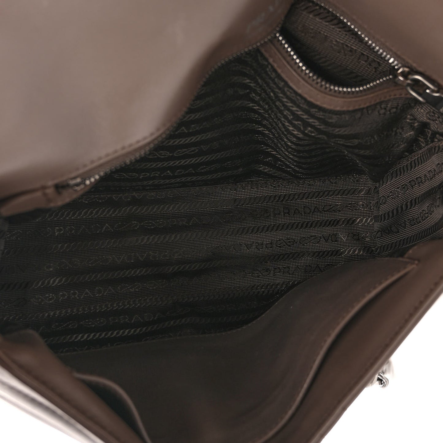 Soft Calfskin Impunture Diagramme Large Chain Flap Shoulder Bag Bambu