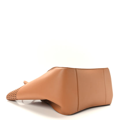 Alaia Calfskin Vienne Lili 24 Tote Brun Dore 5 of 12