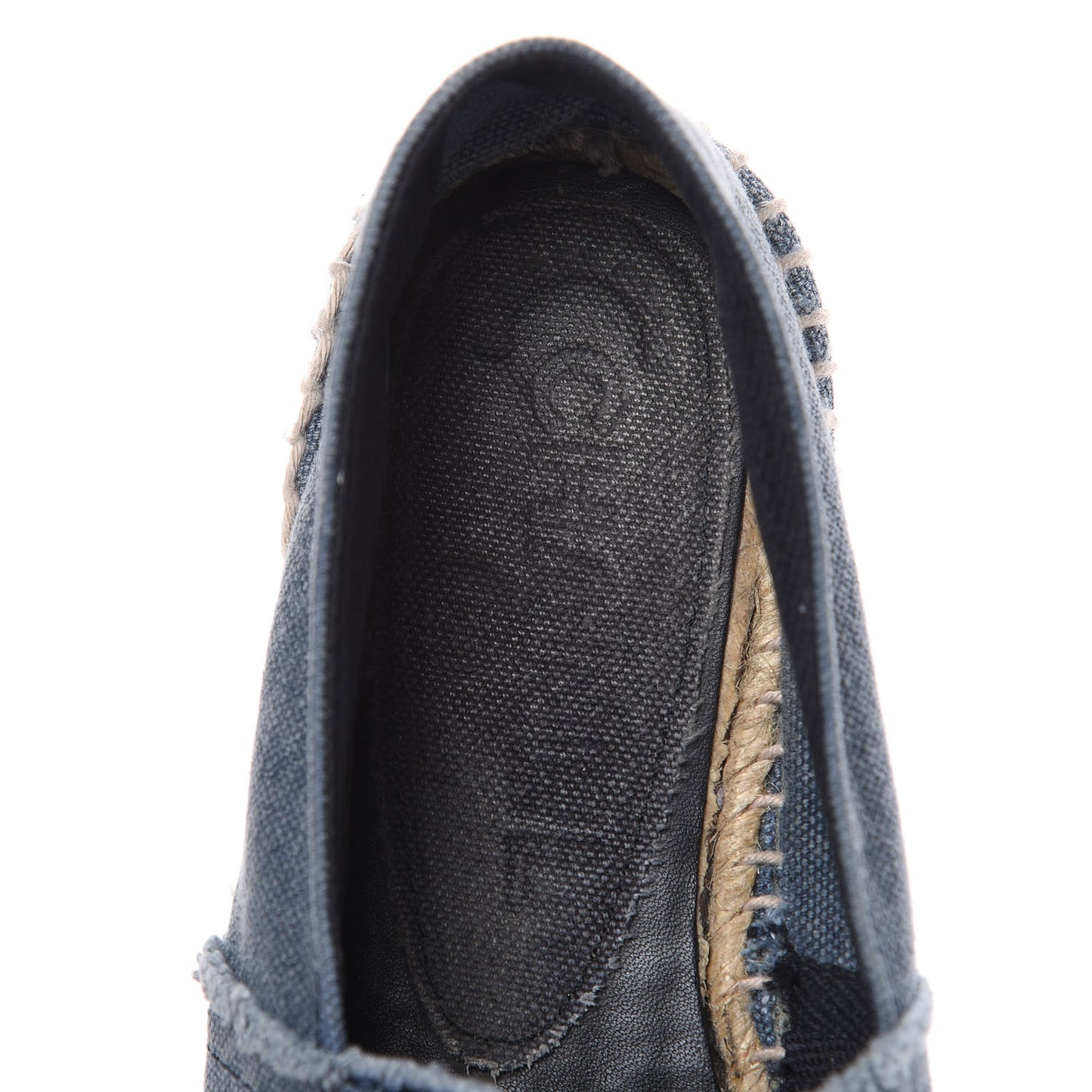 Toile CC Espadrilles 36 Navy Black