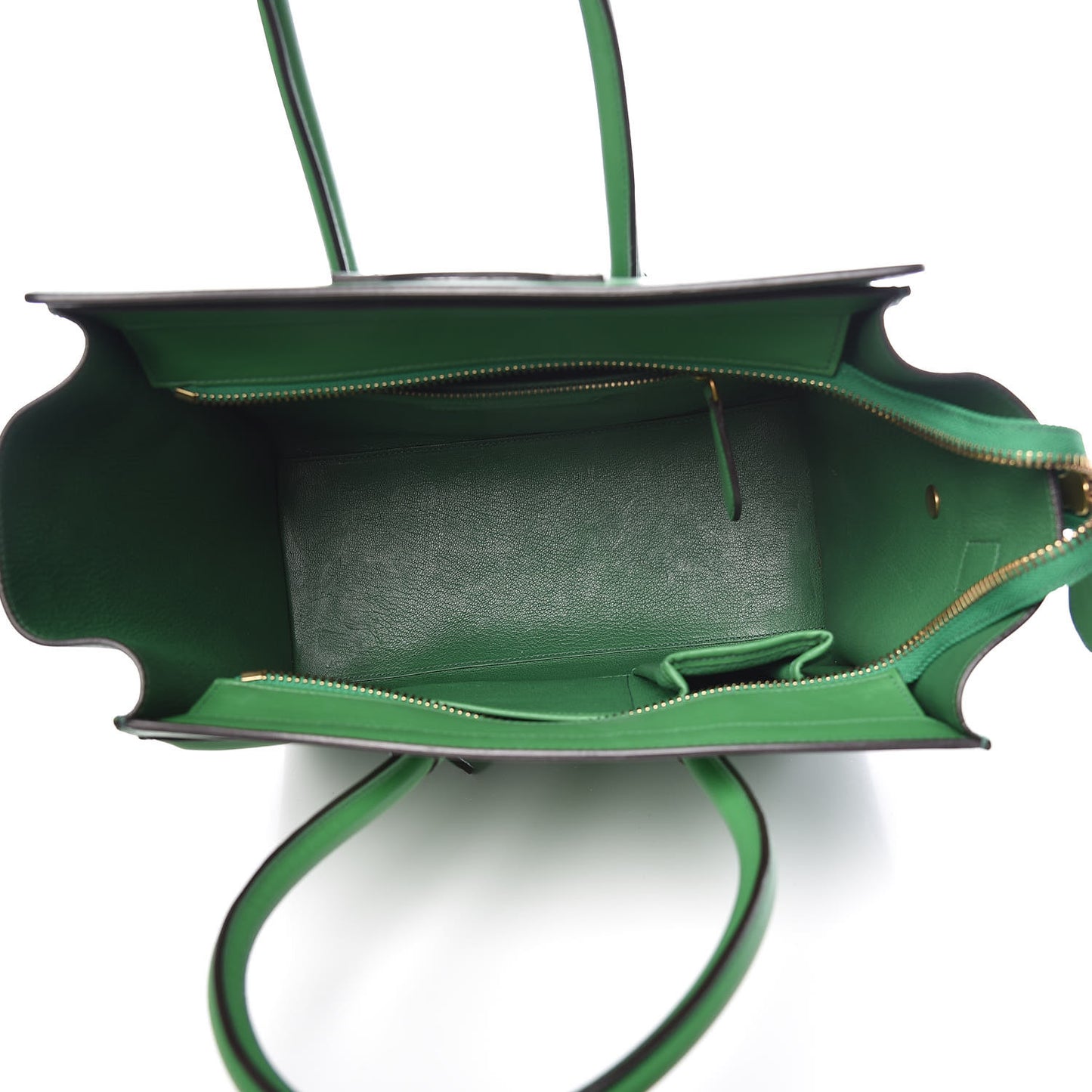 Palmelato Calfskin Micro Luggage Grass