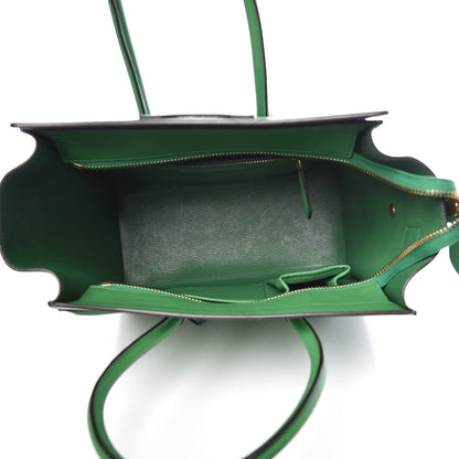 Celine Palmelato Calfskin Micro Luggage Grass 5 of 16