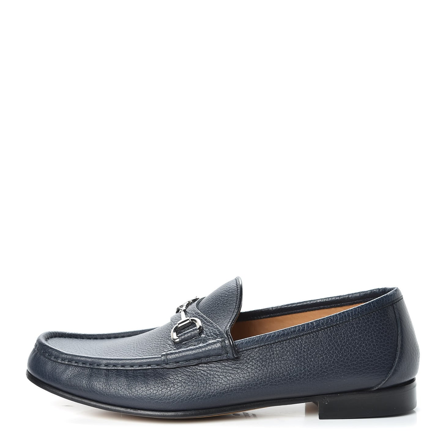 Road Calfskin Mens Horsebit Loafers 10 Blue