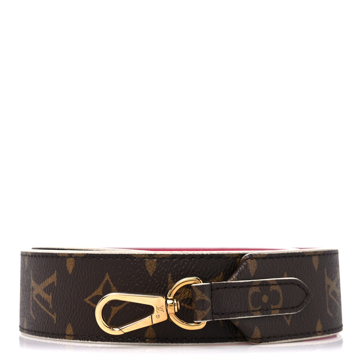 Louis Vuitton LOUIS VUITTON Monogram Bandouliere Shoulder Strap Hot Pink 1 of 8
