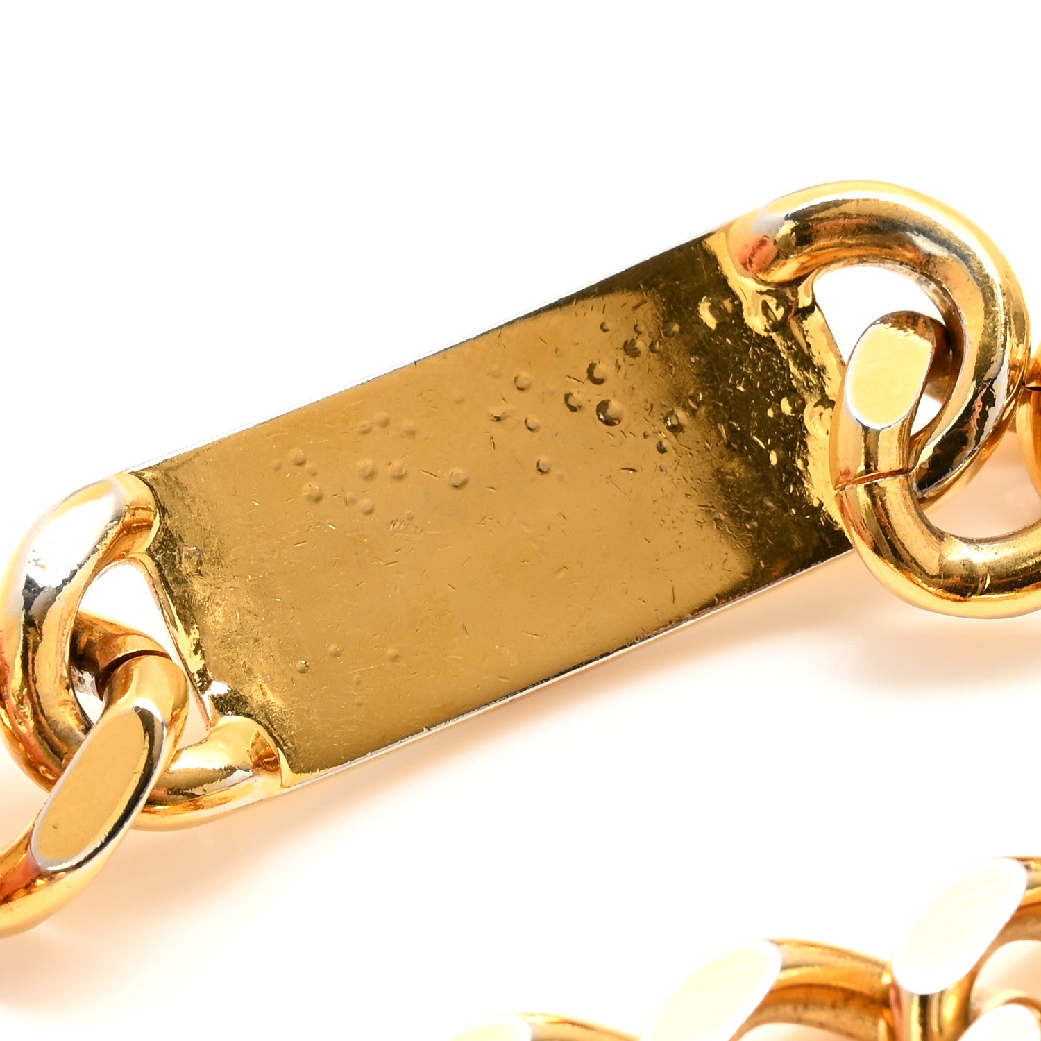 Chanel Metal Chain CC Medallion Belt Gold 6 of 8