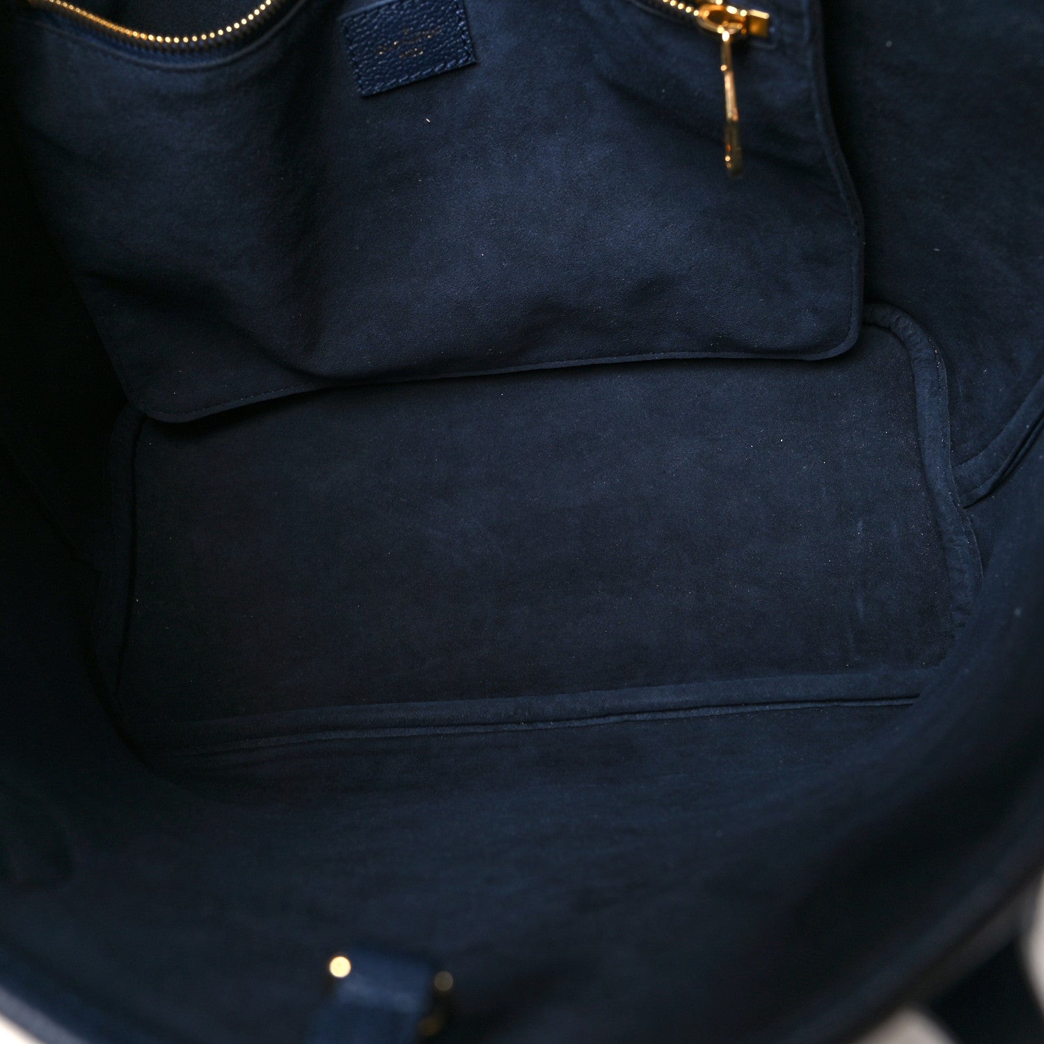 Louis Vuitton Empreinte Monogram Giant Neverfull MM Navy 6 of 11