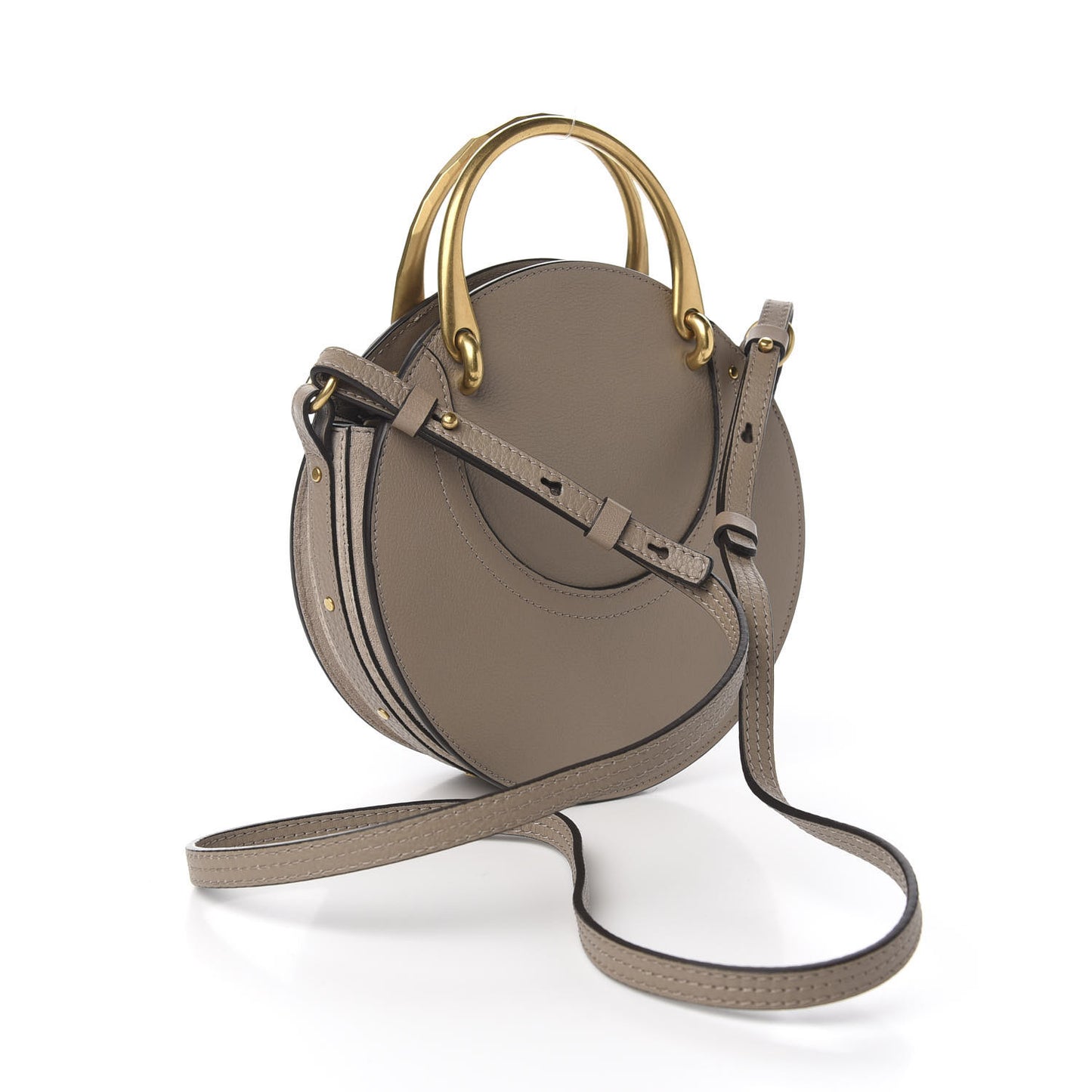 Calfskin Suede Small Pixie Bag Motty Grey