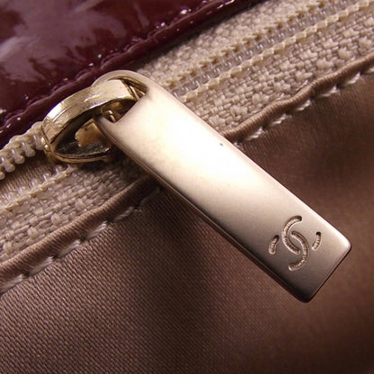 Chanel Patent Classic Flap Bordeaux Burgundy 11 of 12