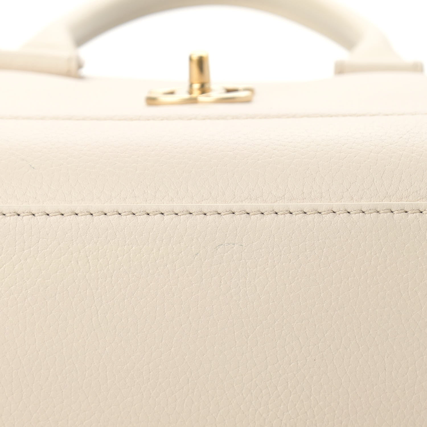 Chanel Grained Calfskin Mini Bi-Color Neo Executive Shopper Tote Beige Black 10 of 14