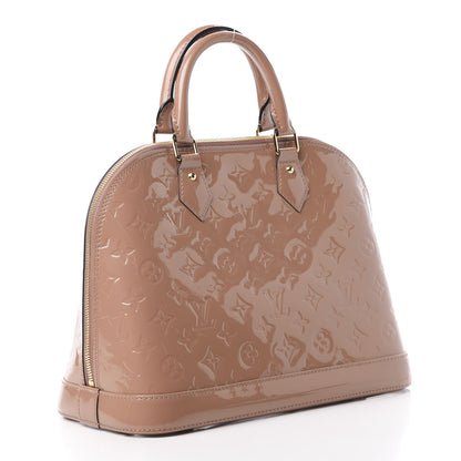 Louis Vuitton Vernis Alma PM Rose Velours 3 of 13