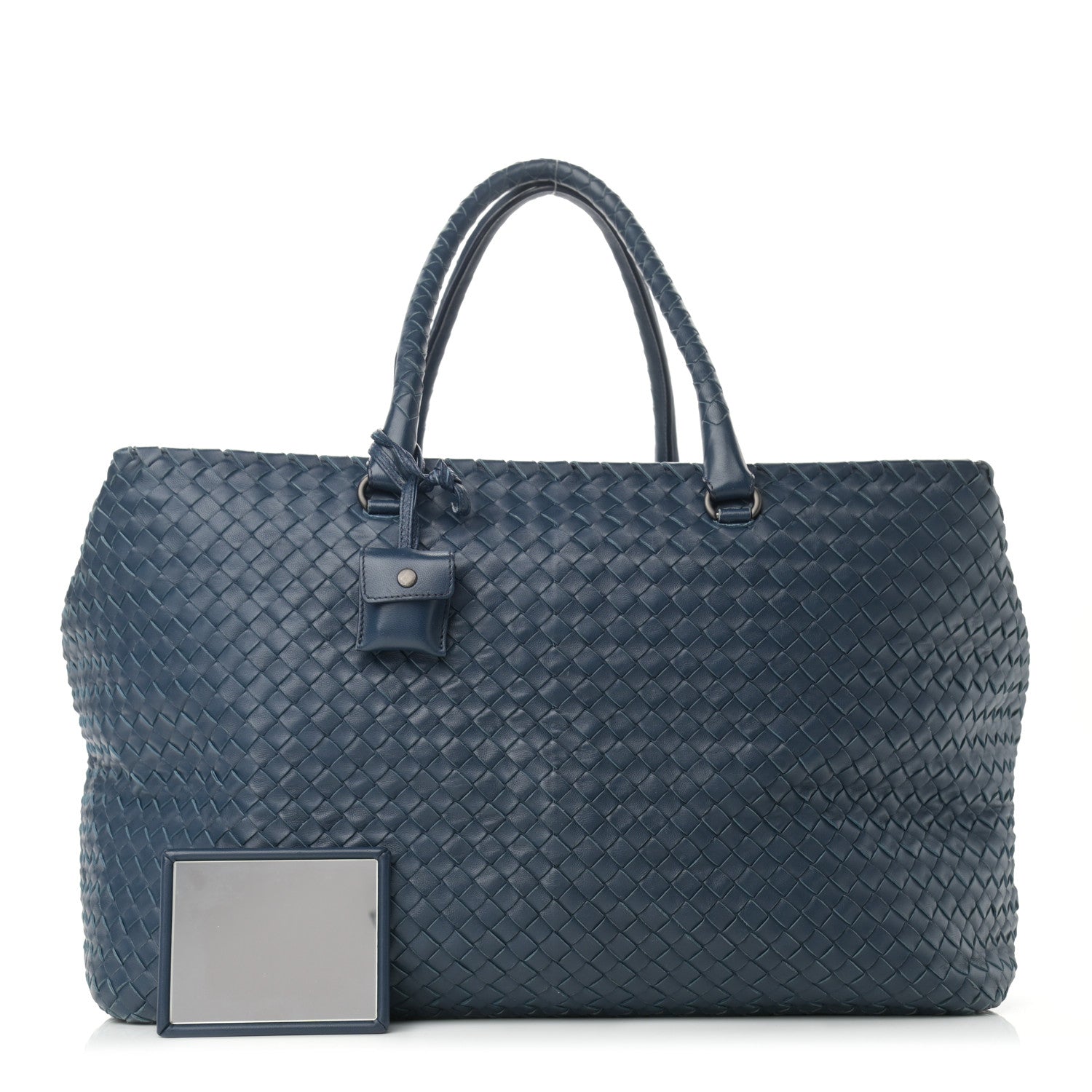 Bottega Veneta Nappa Intrecciato Brick Tote Celeste 1 of 12