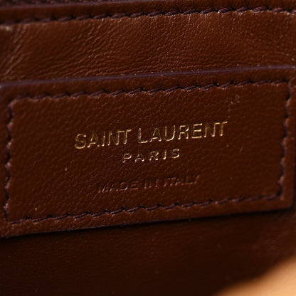 Saint Laurent Raffia Monogram Tassel Kate 99 Dark Nude 6 of 11