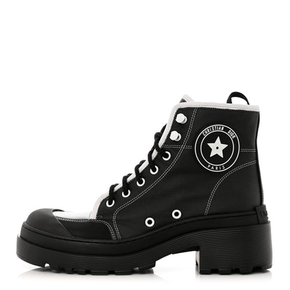 Christian Dior Technical Fabric D-Rise 35mm Boots 39 Black 1 of 9
