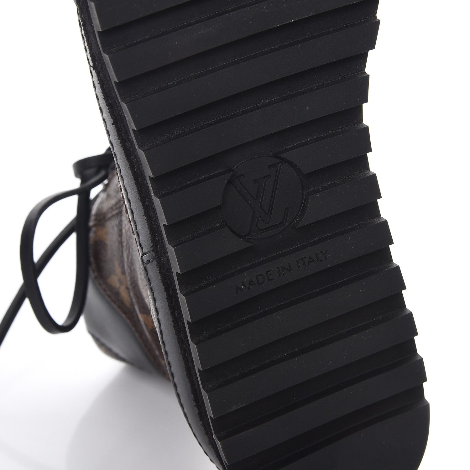 Louis Vuitton Calfskin Monogram Eldorado Desert Boot 36 Black 6 of 9