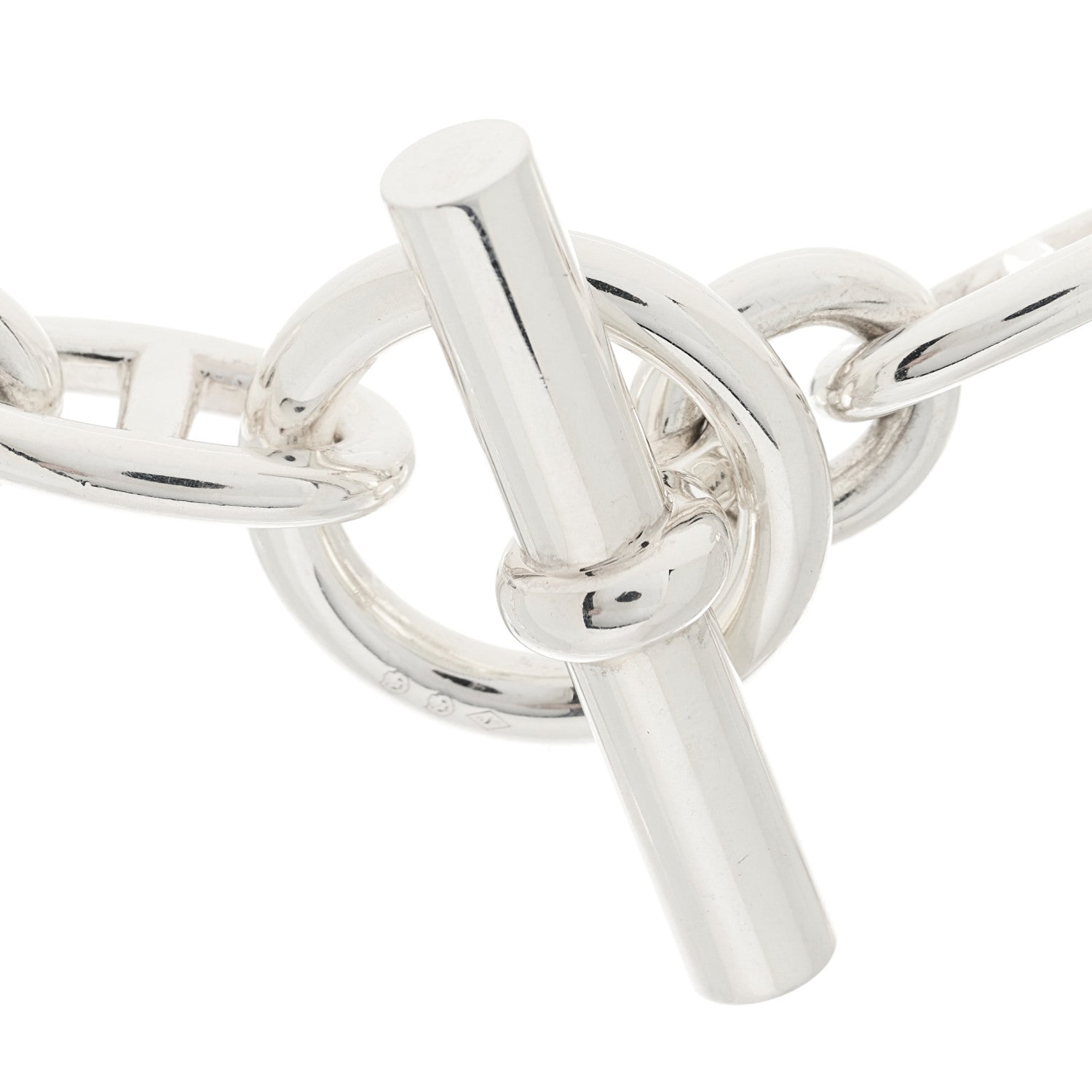 Hermes Sterling Silver GM Chaine D'Ancre Necklace 4 of 6