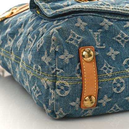 Louis Vuitton Denim Baggy GM Blue 7 of 9