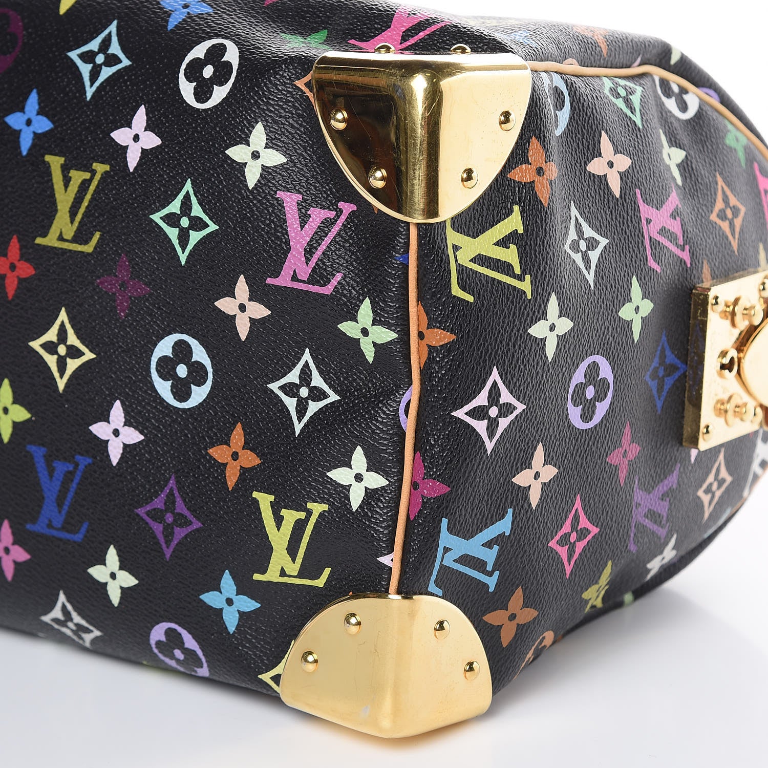 Louis Vuitton Monogram Multicolor Speedy 30 Black 12 of 14
